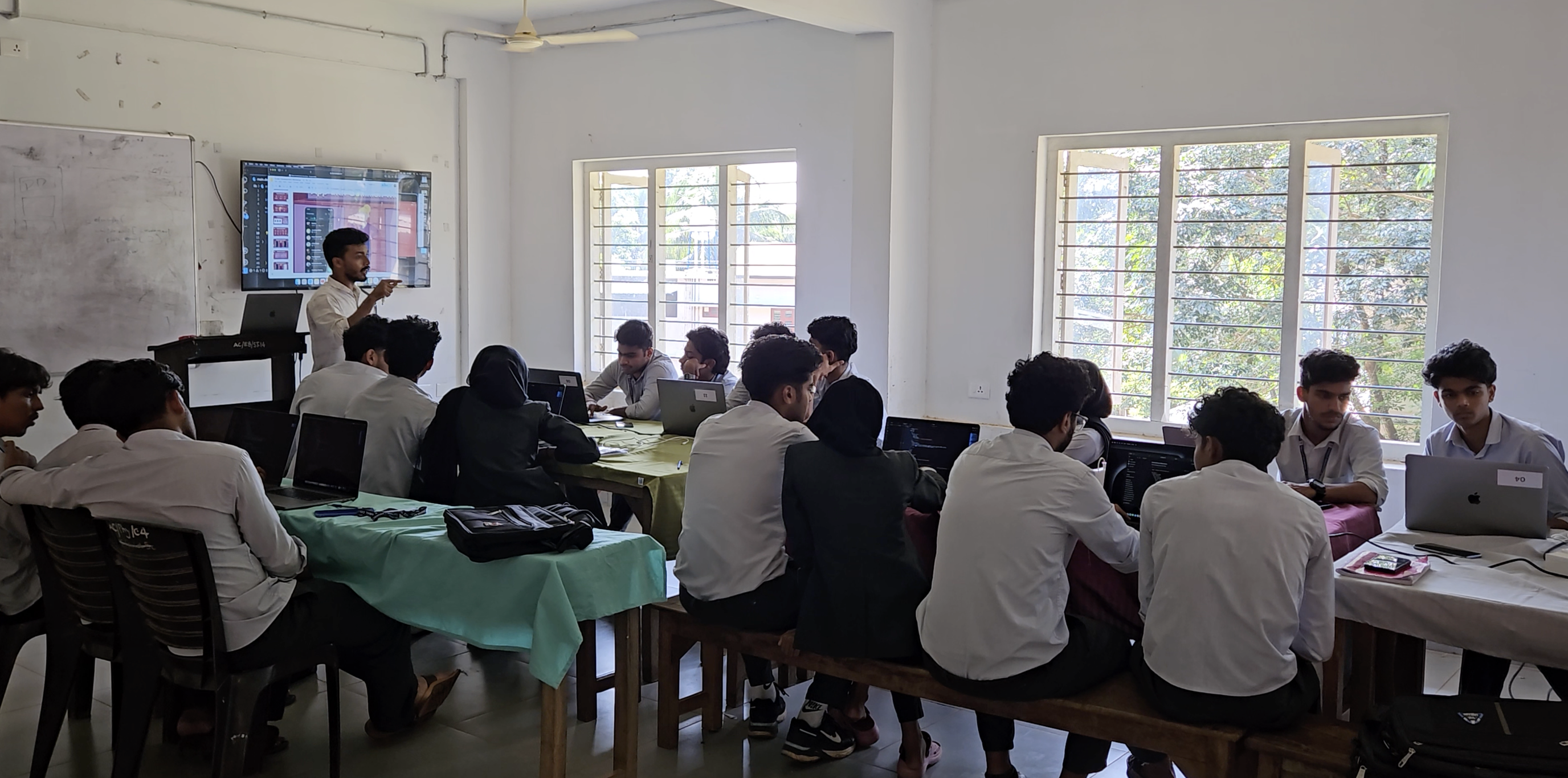 Mentoring students at Weberhood Life School